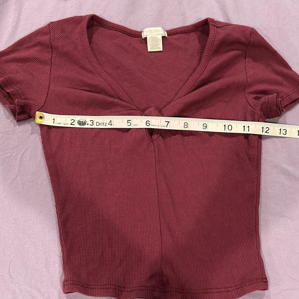 Bozzolo juniors crop top